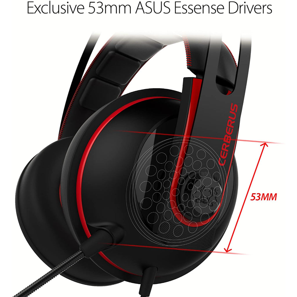 ASUS Cerberus V2 Red Gaming Headset