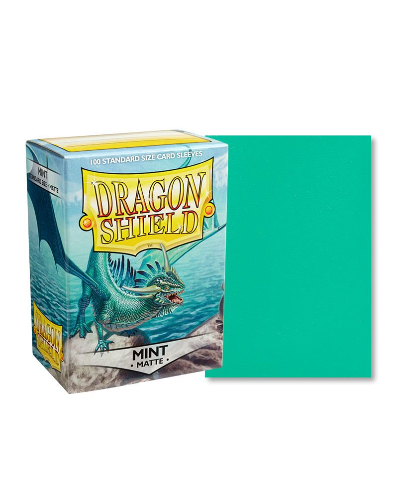 Dragon Shield Matte Sleeves 100CT - Mint (Standard Size)