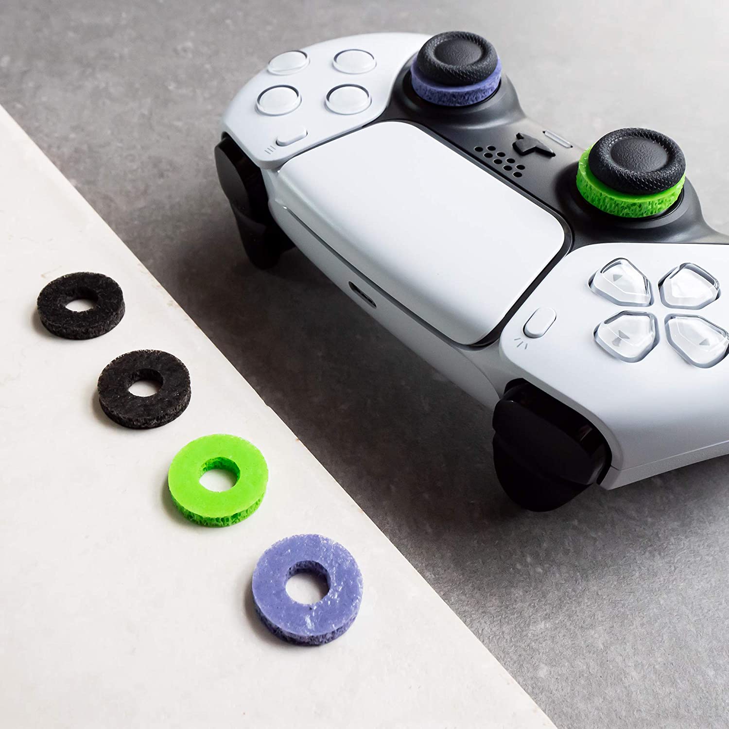 KontrolFreek Precision Rings Mixed Pack (Green, Black, Purple)