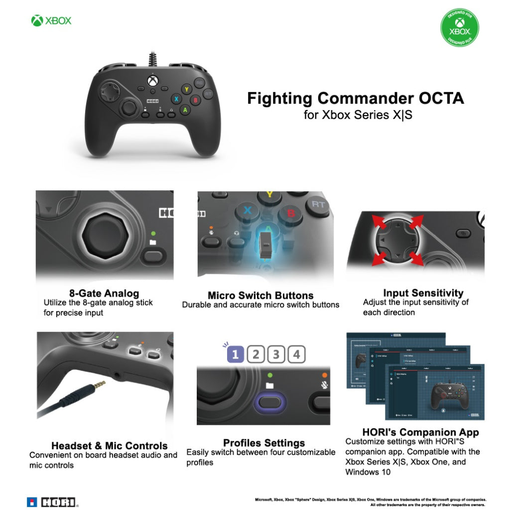 HORI XSX Fighting Commander Octa Controller (AB03-001)