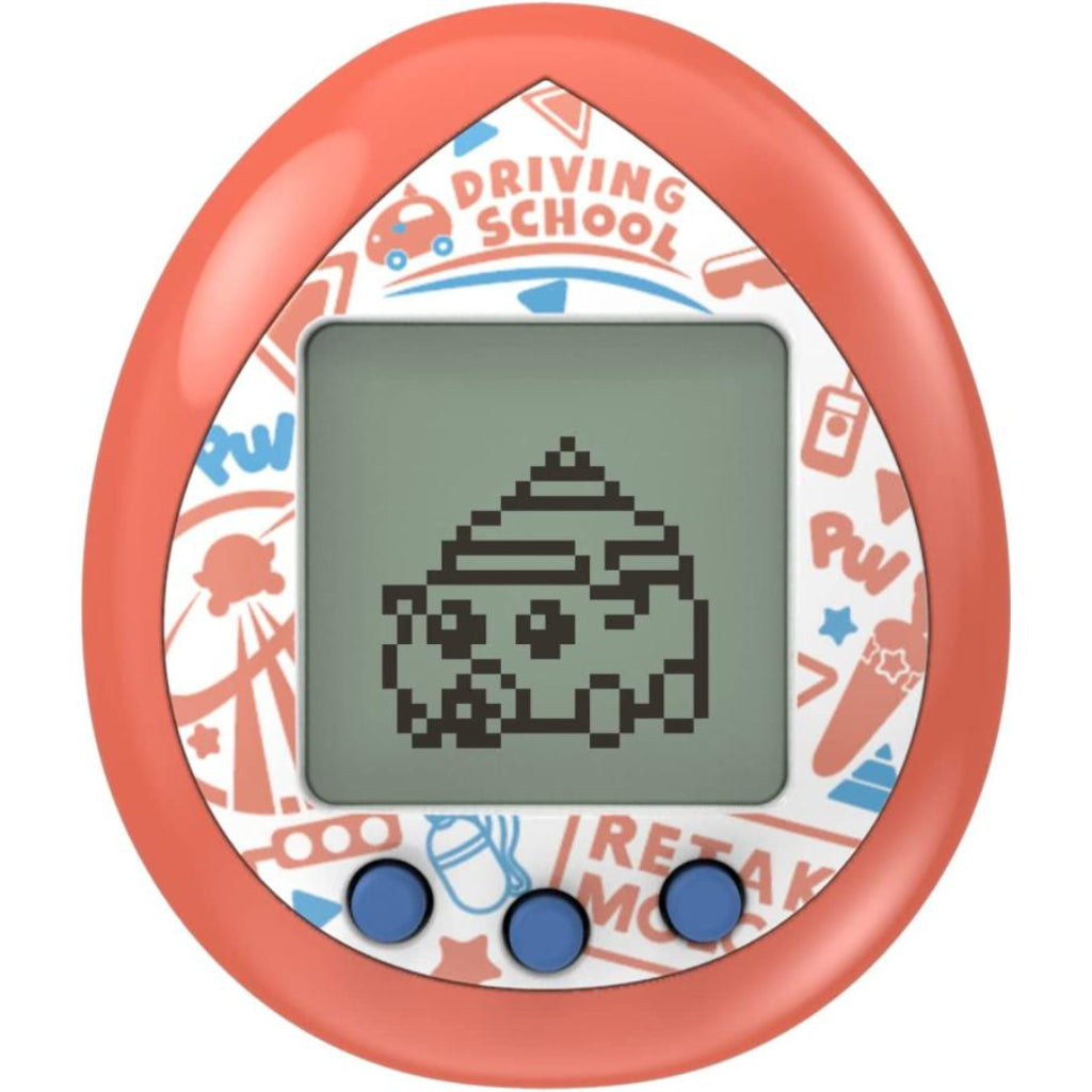 Bandai Tamagotchi Puipui Molcar Driving School Ver Red