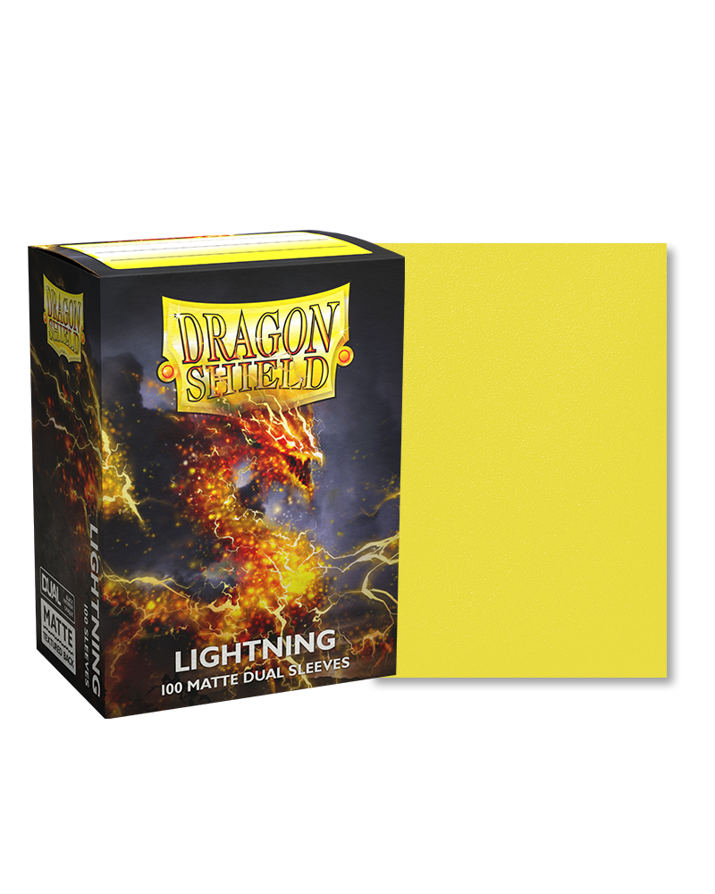 Dragon Shield Matte Dual Sleeve 100CT - Lightning (Standard Size)