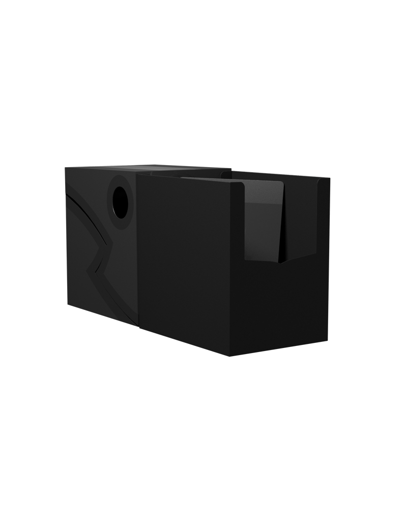 Dragon Shield Double Shell (150+ Cards) - Shadow Black