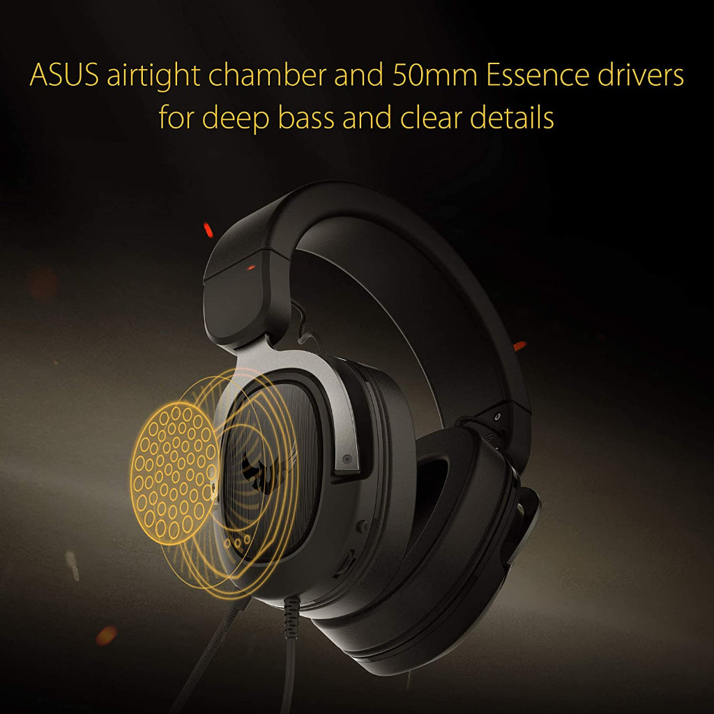 ASUS TUF Gaming H3 7.1 Silver Headset