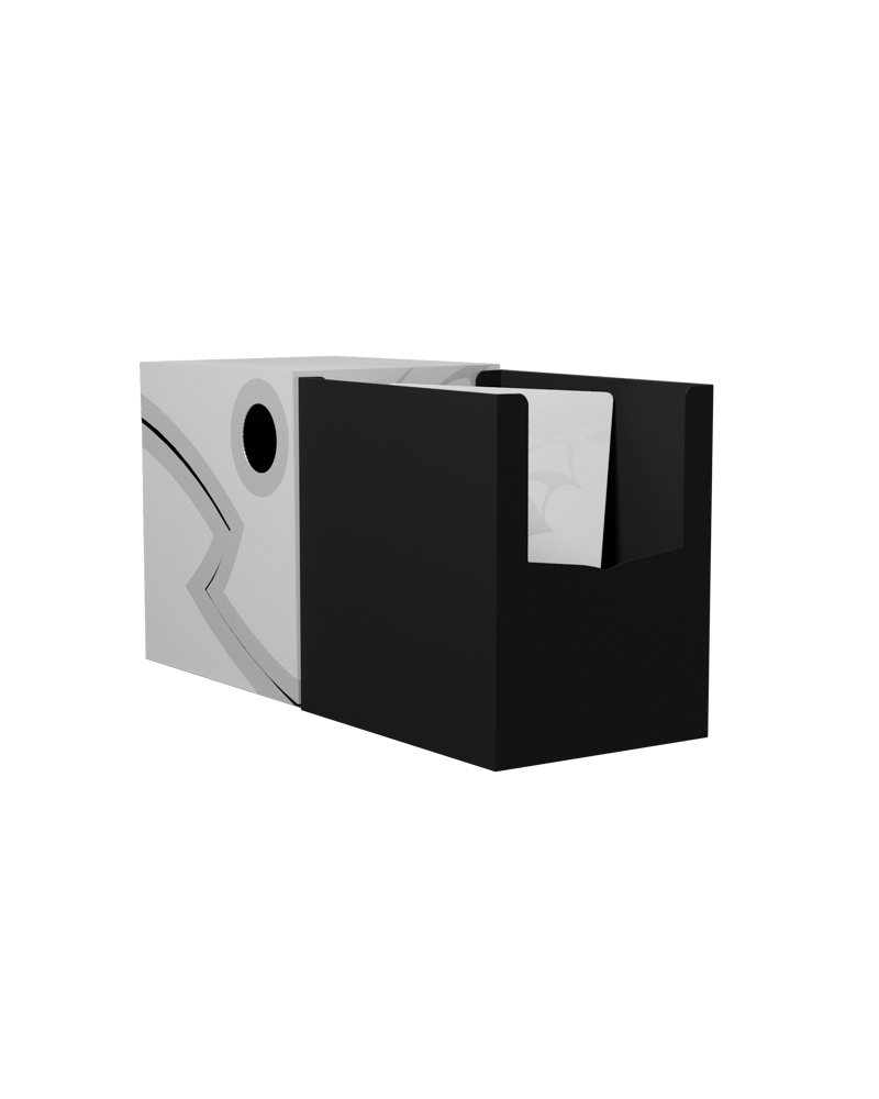 Dragon Shield Double Shell (150+ Cards) - Ashen White