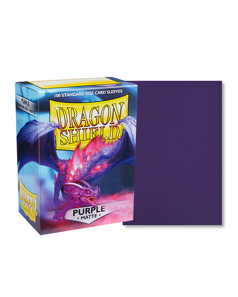 Dragon Shield Matte Sleeves 100CT - Purple (Standard Size)