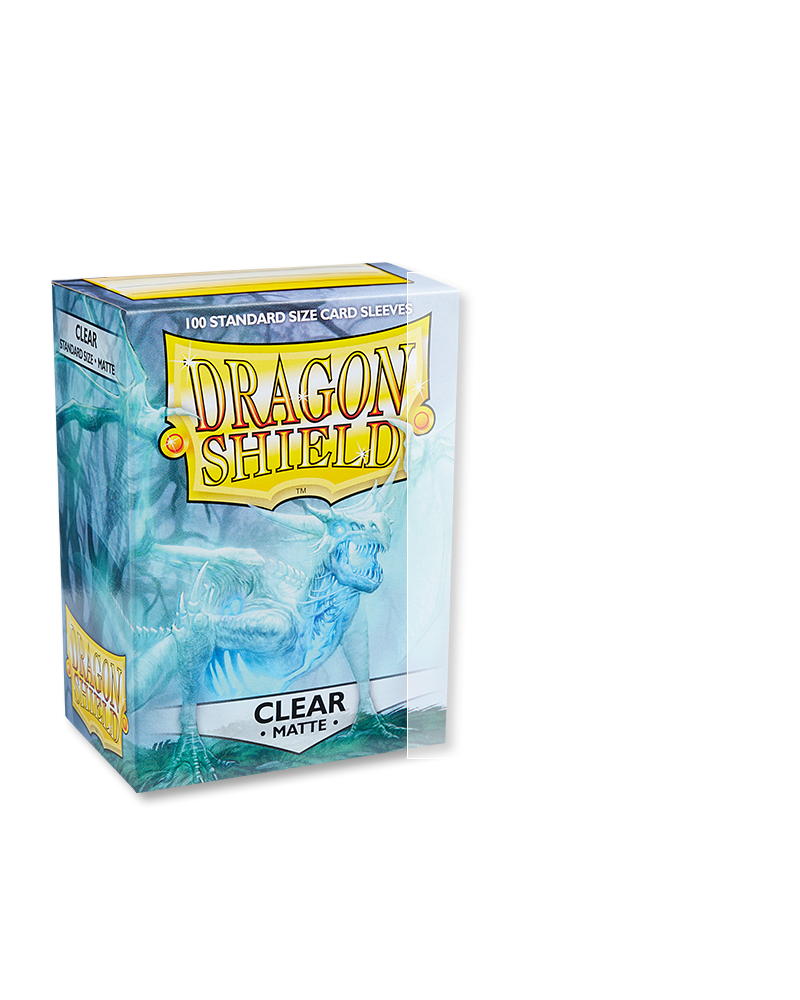 Dragon Shield Matte Sleeves 100CT - Clear (Standard Size)
