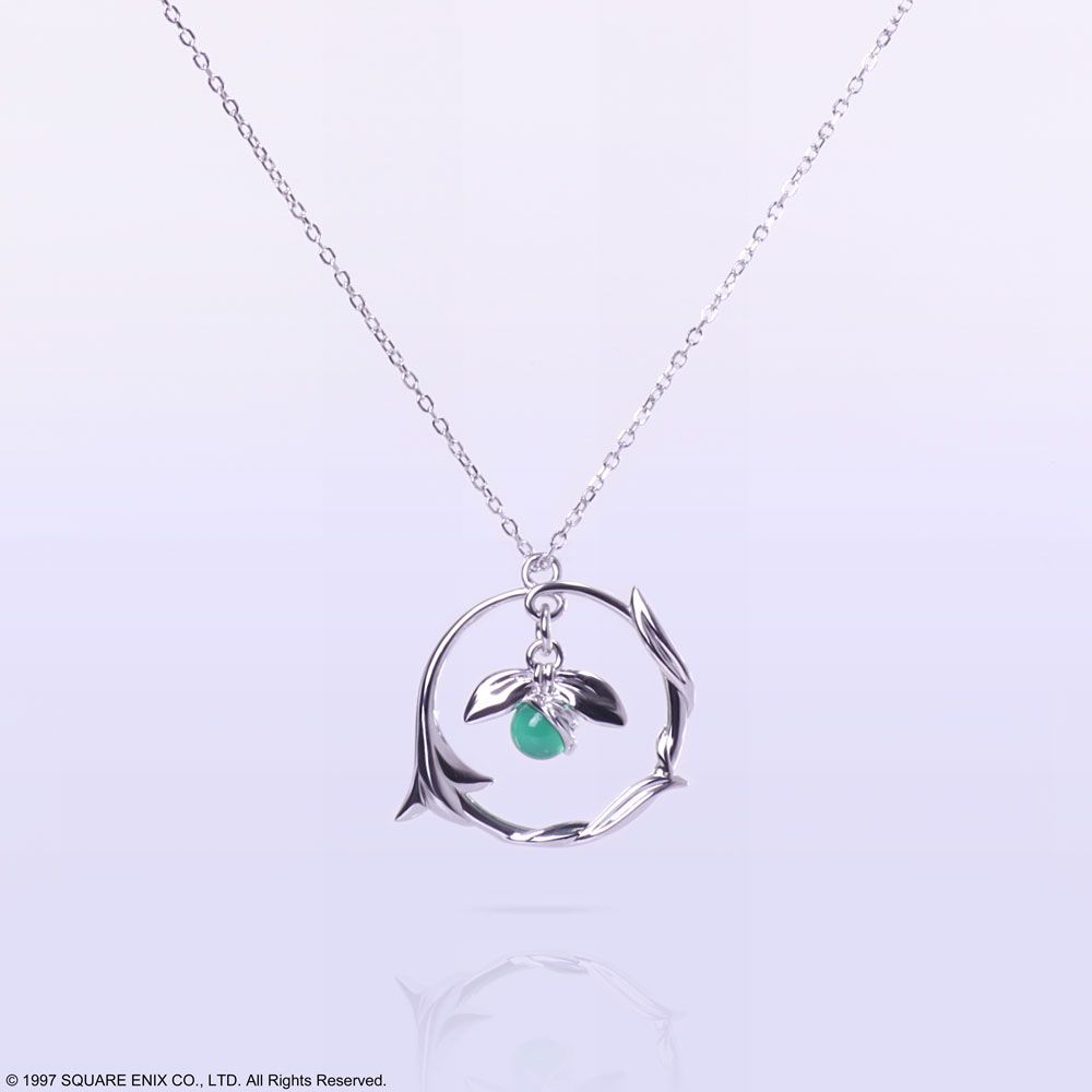 Square Enix Final Fantasy VII Silver Pendant Aerith Flower Ver.