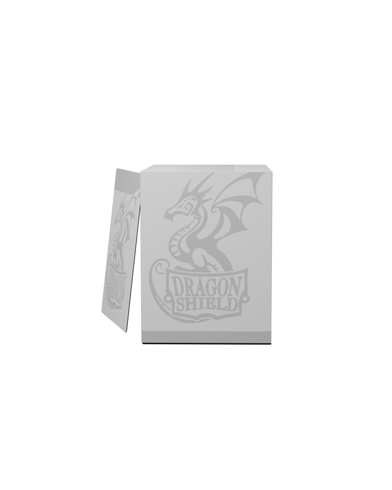 Dragon Shield Double Shell (150+ Cards) - Ashen White
