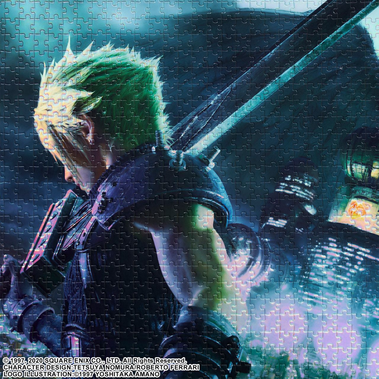 Square Enix Final Fantasy VII Remake Premium Jigsaw Puzzle Key Art - 1000 Piece - Cloud & Sephiroth