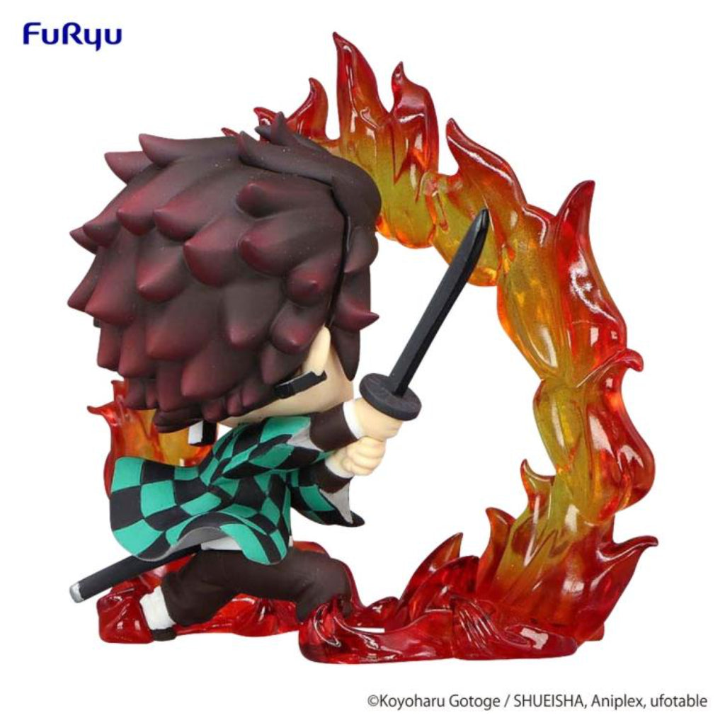 FuRyu Kamado Tanjiro Hinokami Kagura Hekira no Ten Demon Slayer Hold Figure Mini