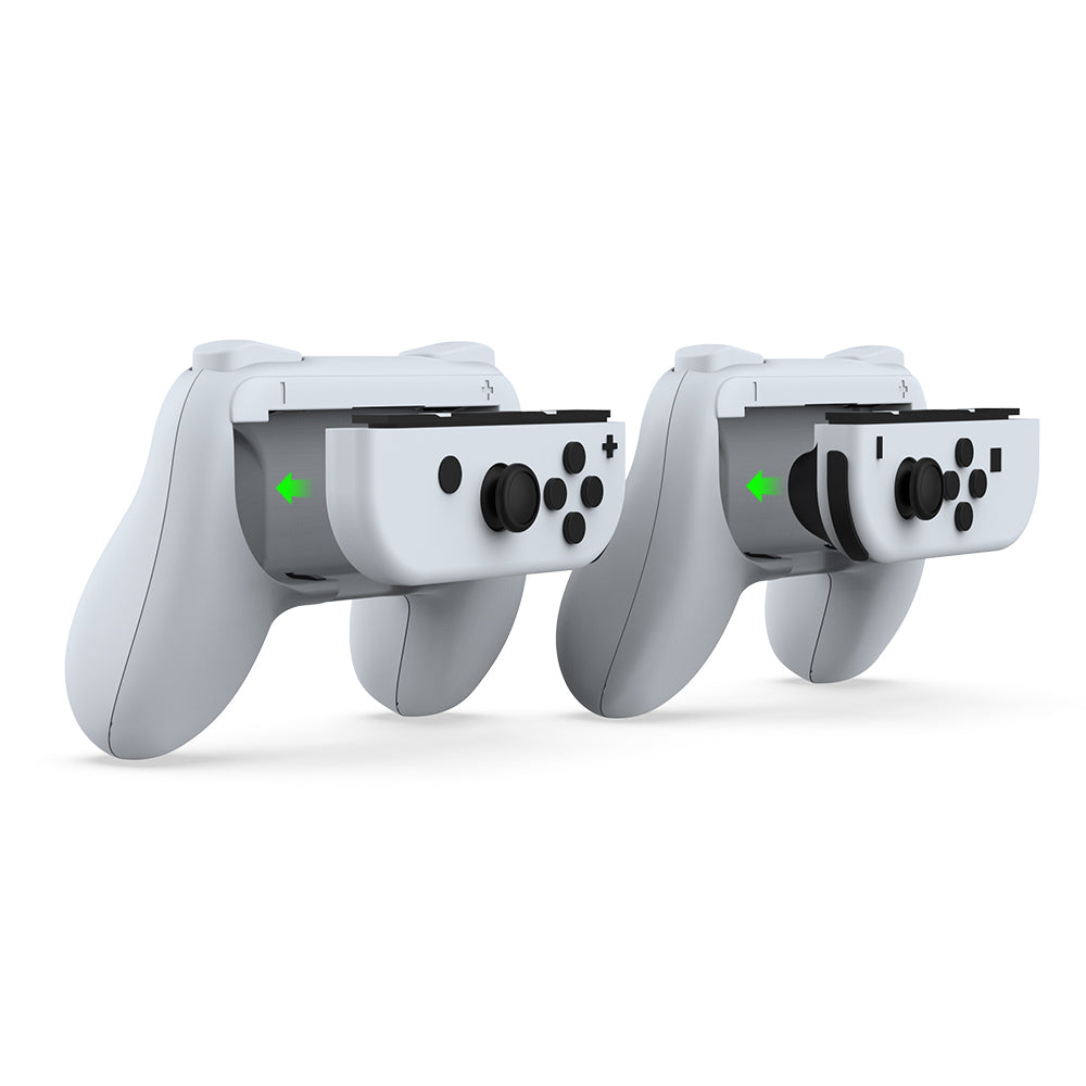 DOBE NSW/NSW OLED Controller Grip White (TNS-851B)