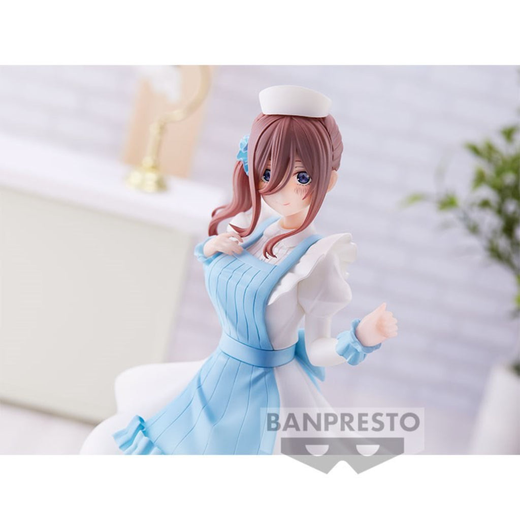 Banpresto Kyunties Miku Nakano Nurse Ver - The Quintessential Quintuplets Movie