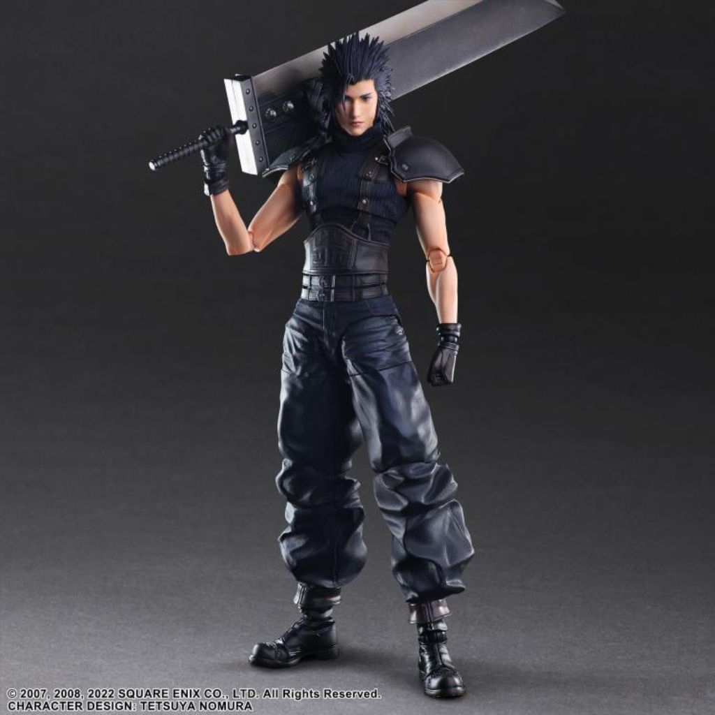 Square Enix Crisis Core -Final Fantasy VII- Reunion Play Arts Kai Action Figure - Zack Fair Soldier 1st Class