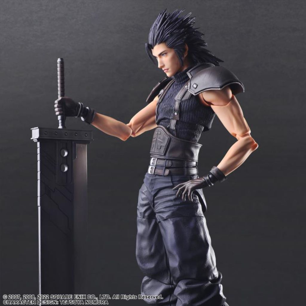 Square Enix Crisis Core -Final Fantasy VII- Reunion Play Arts Kai Action Figure - Zack Fair Soldier 1st Class