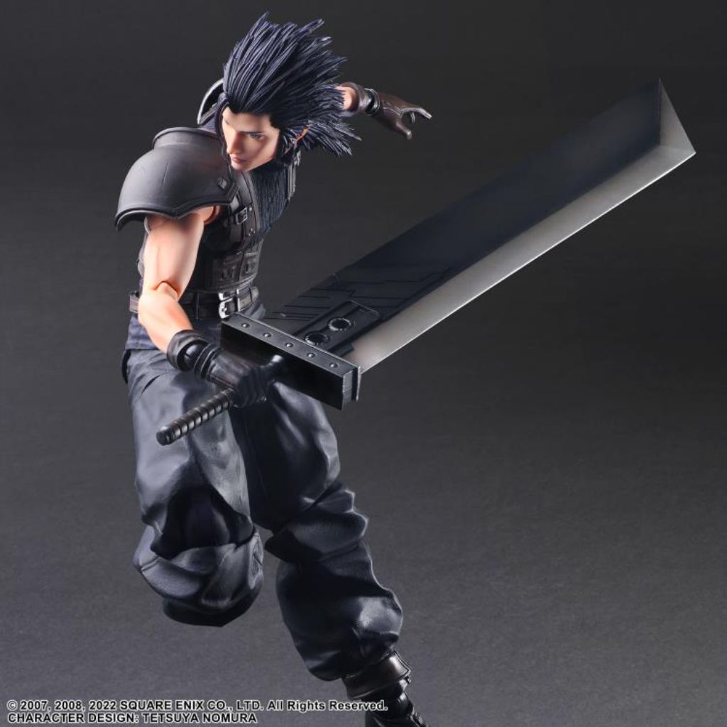 Square Enix Crisis Core -Final Fantasy VII- Reunion Play Arts Kai Action Figure - Zack Fair Soldier 1st Class