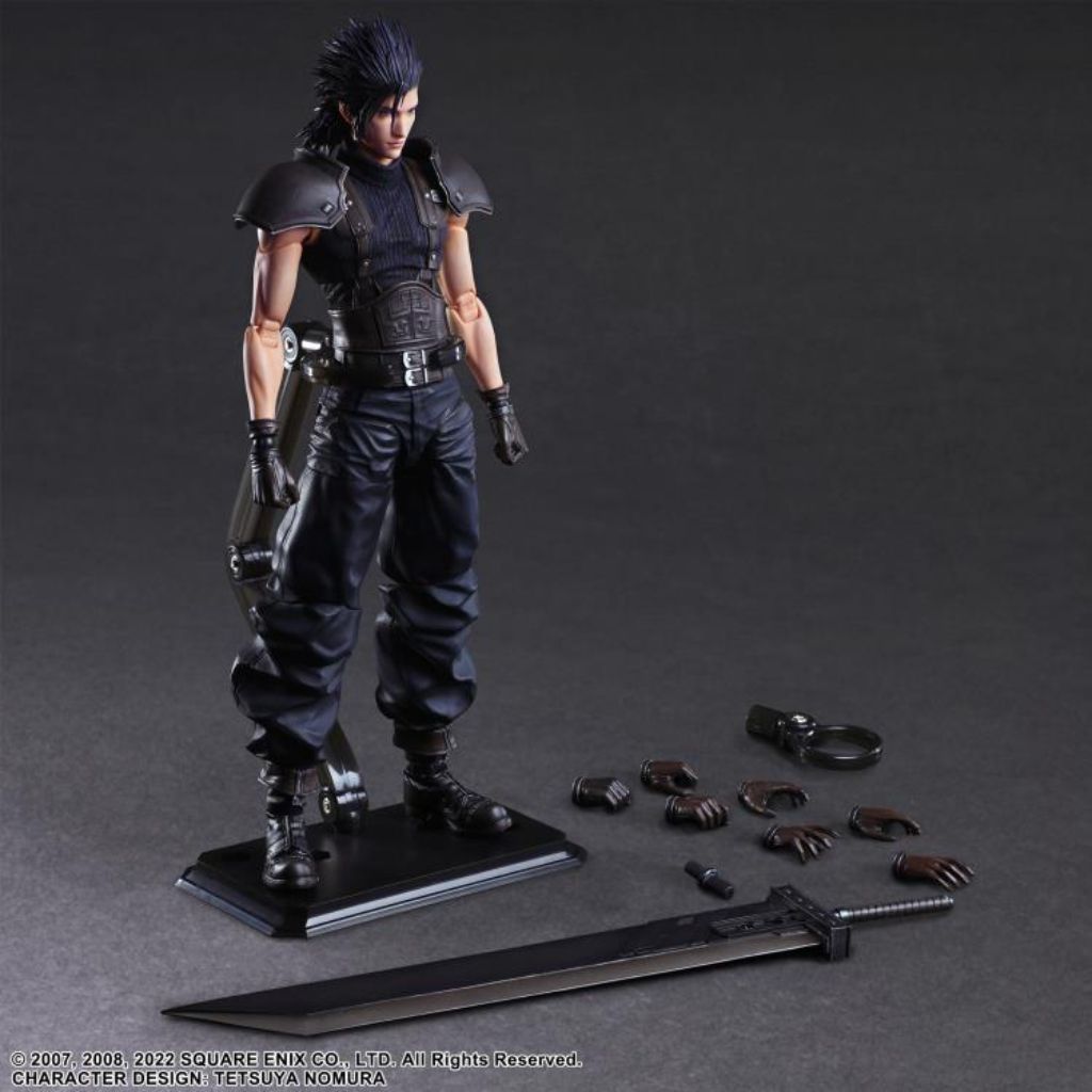 Square Enix Crisis Core -Final Fantasy VII- Reunion Play Arts Kai Action Figure - Zack Fair Soldier 1st Class