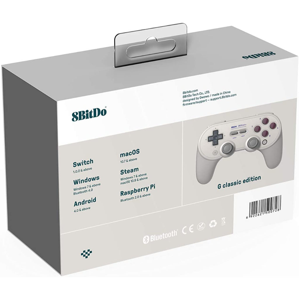 8BitDo SN30 Pro+ Bluetooth Gamepad - G Classic Edition