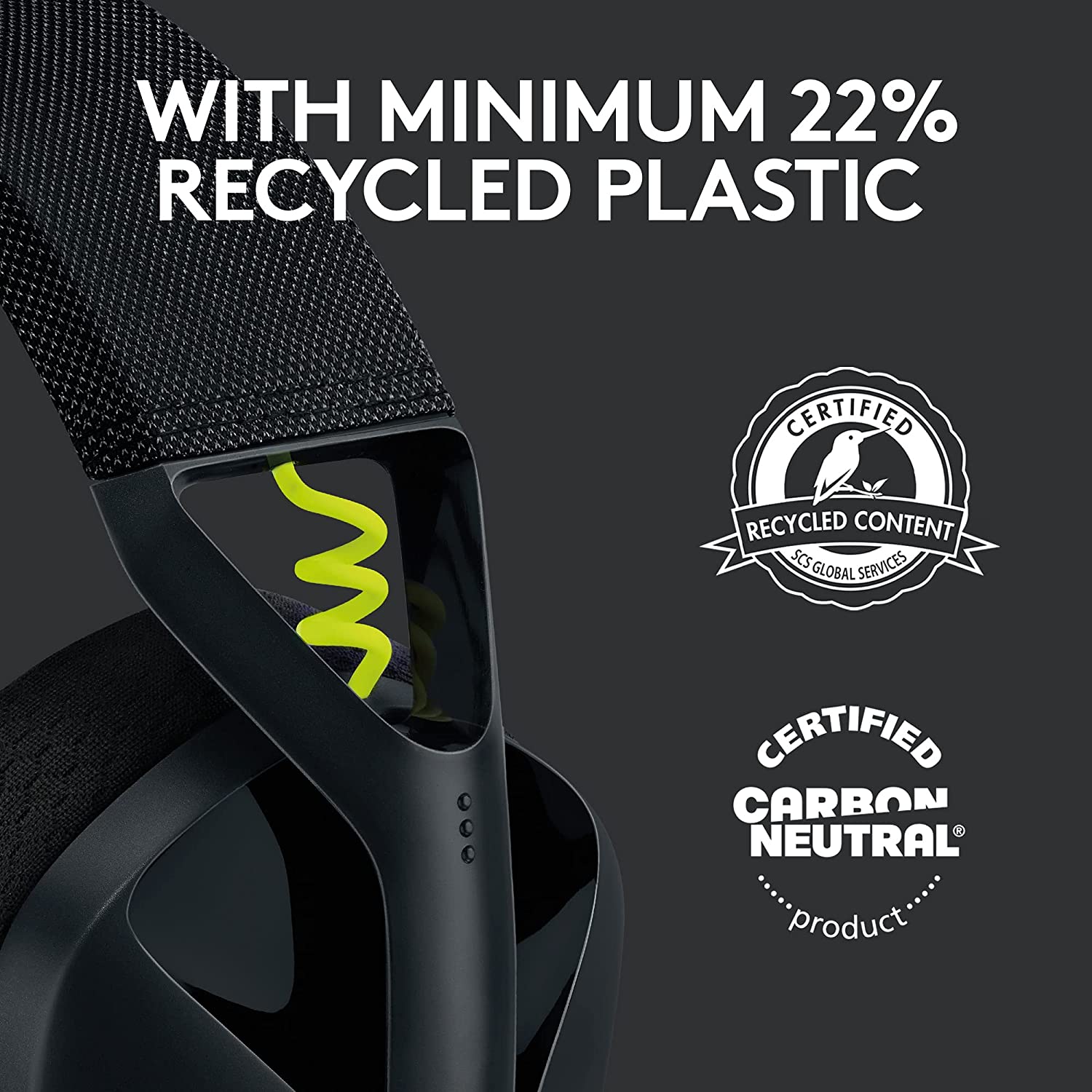 Logitech G435 Wireless Gaming Headset Black