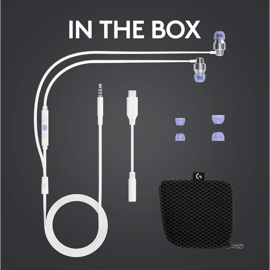 Logitech G333 Gaming Headset White (981-00931)