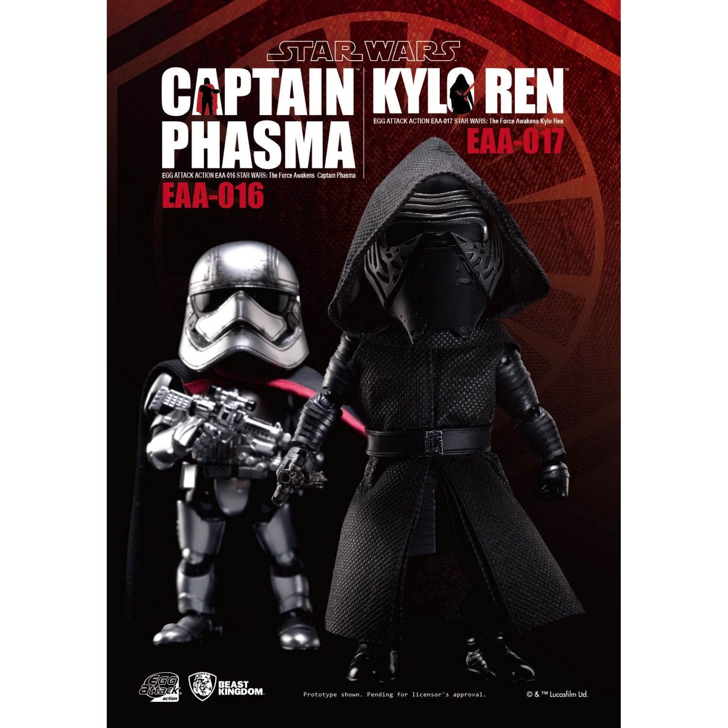 BK EAA-017 Kylo Ren Egg Attack Star Wars TFA