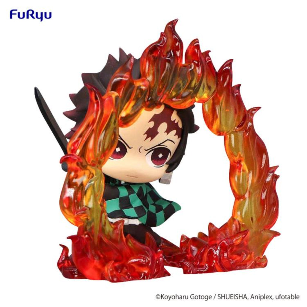 FuRyu Kamado Tanjiro Hinokami Kagura Hekira no Ten Demon Slayer Hold Figure Mini