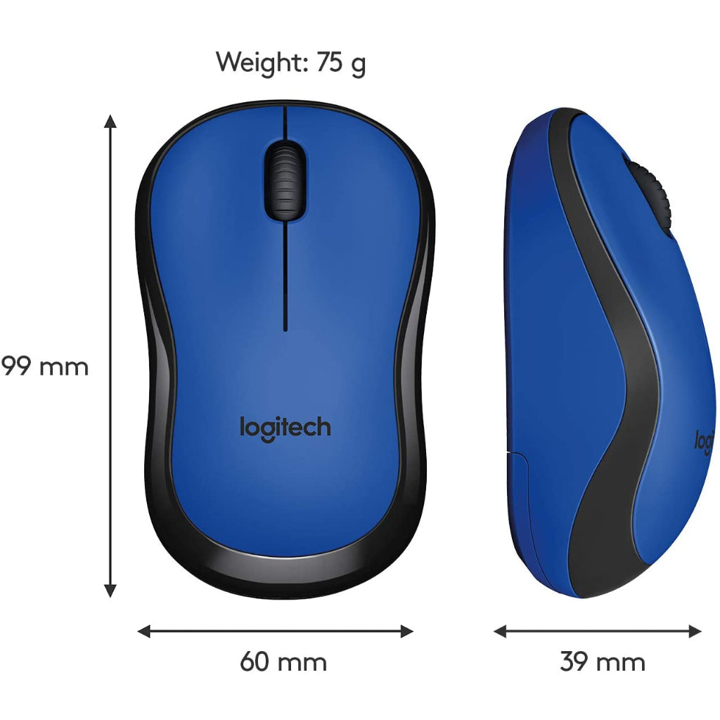 Logitech M221 Blue Silent Wireless Mouse