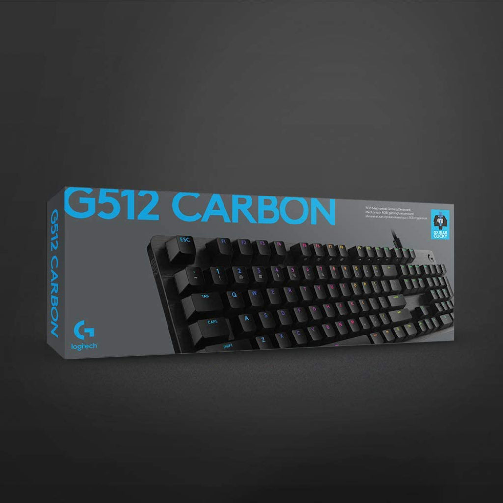 Logitech G512 Carbon RGB Mechanical Gaming Keyboard (Clicky)