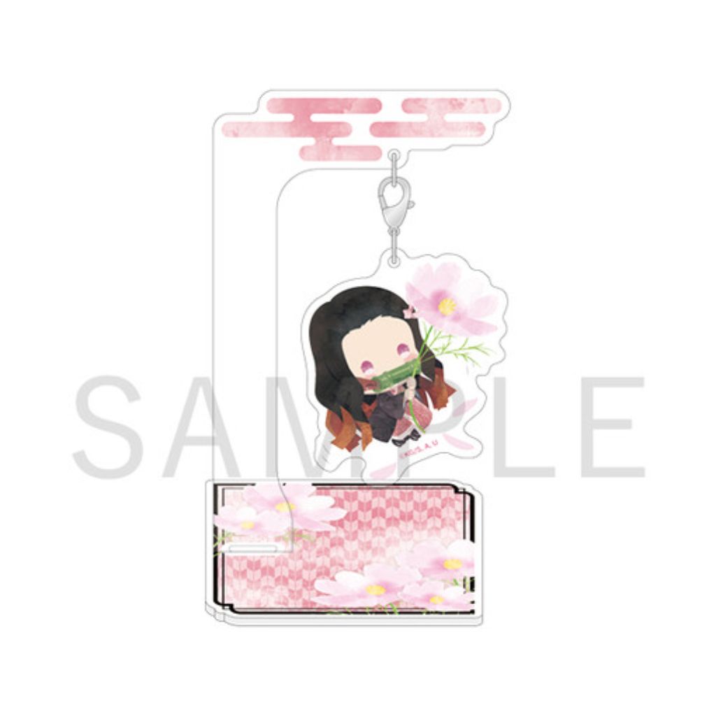 Aniplex Yurafuwa Acrylic Mascot Nezuko Kamado Flower Version
