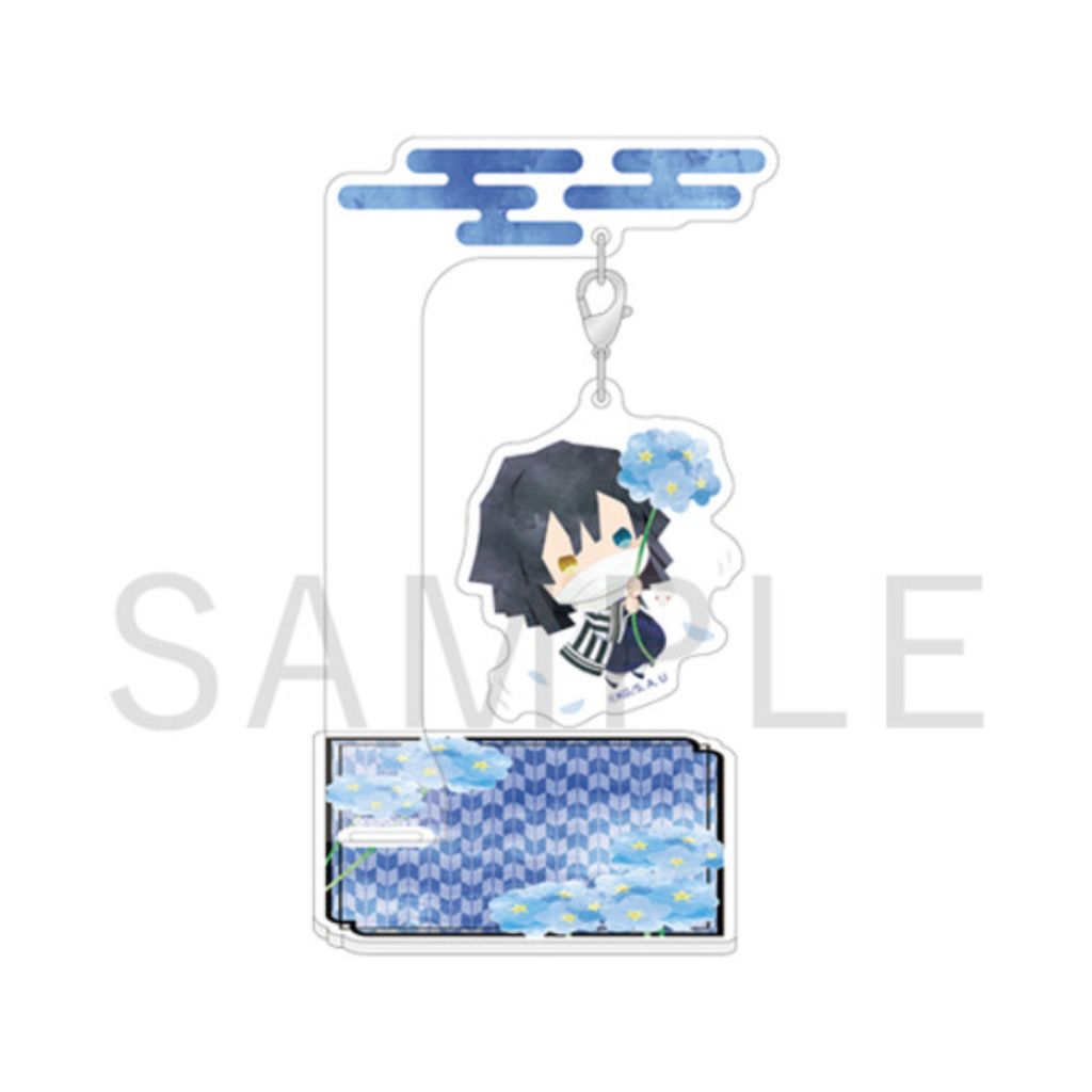 Aniplex Yurafuwa Acrylic Mascot Obanai Iguro Flower Version