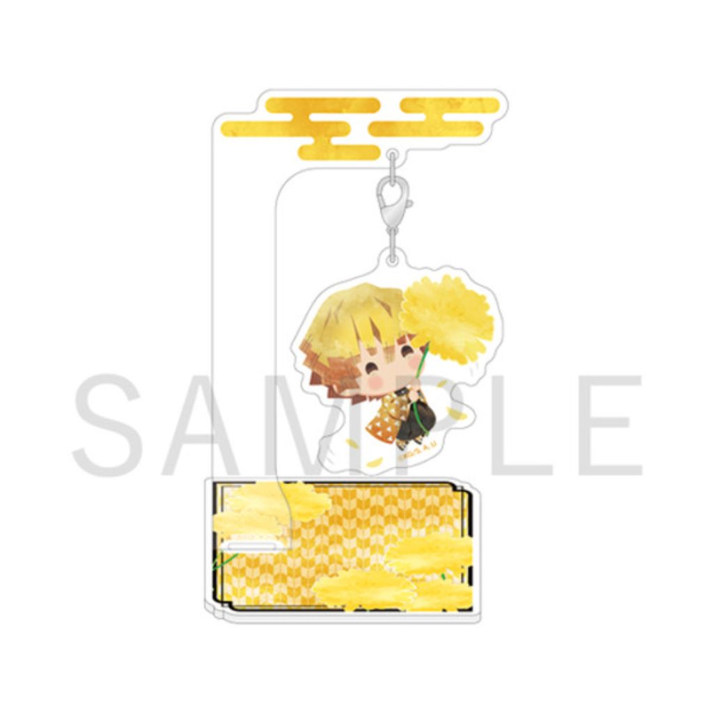 Aniplex Yurafuwa Acrylic Mascot Zenitsu Agatsuma Flower Version