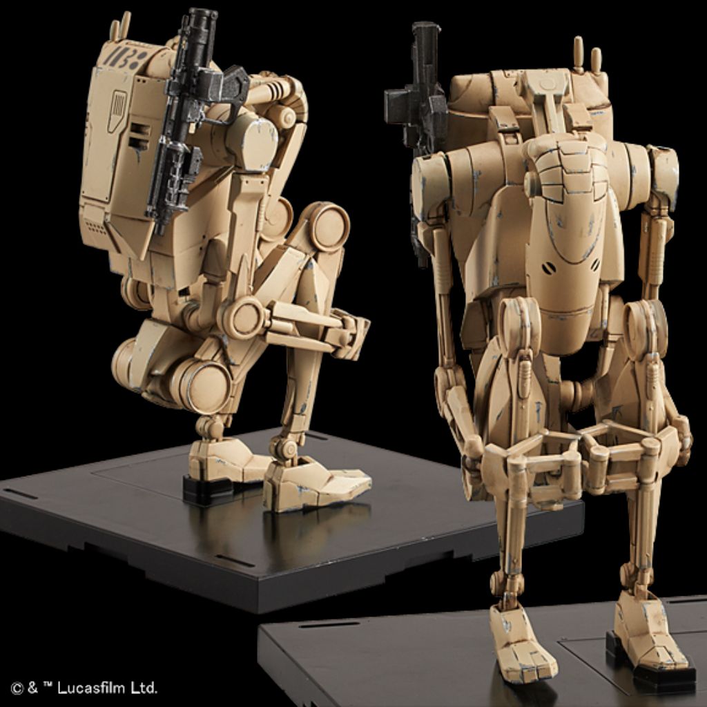 Bandai 1/12 Battle Droid & Stap Model Kit Star War