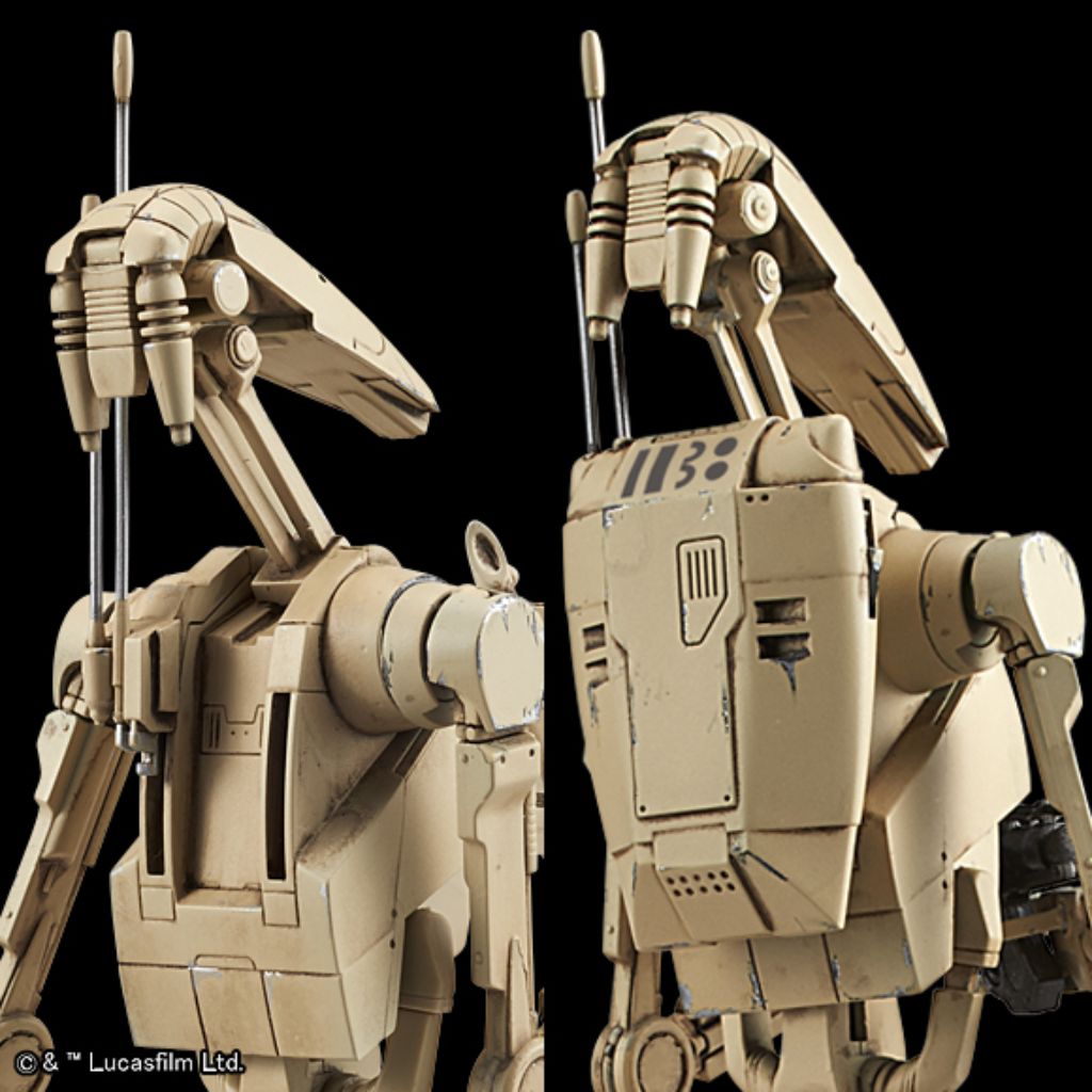Bandai 1/12 Battle Droid & Stap Model Kit Star War