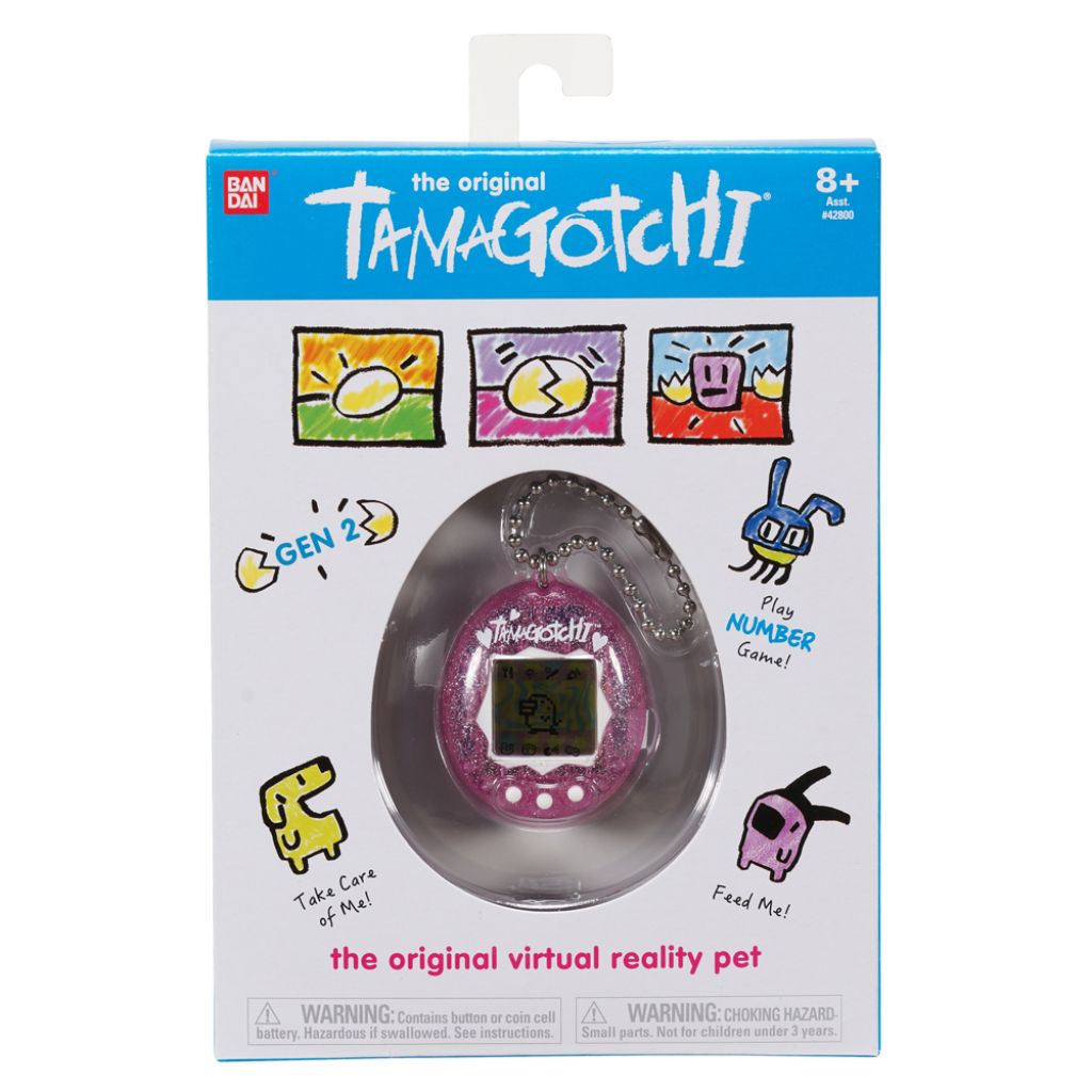 Bandai Original Tamagotchi Gen 1 - Pink Glitter