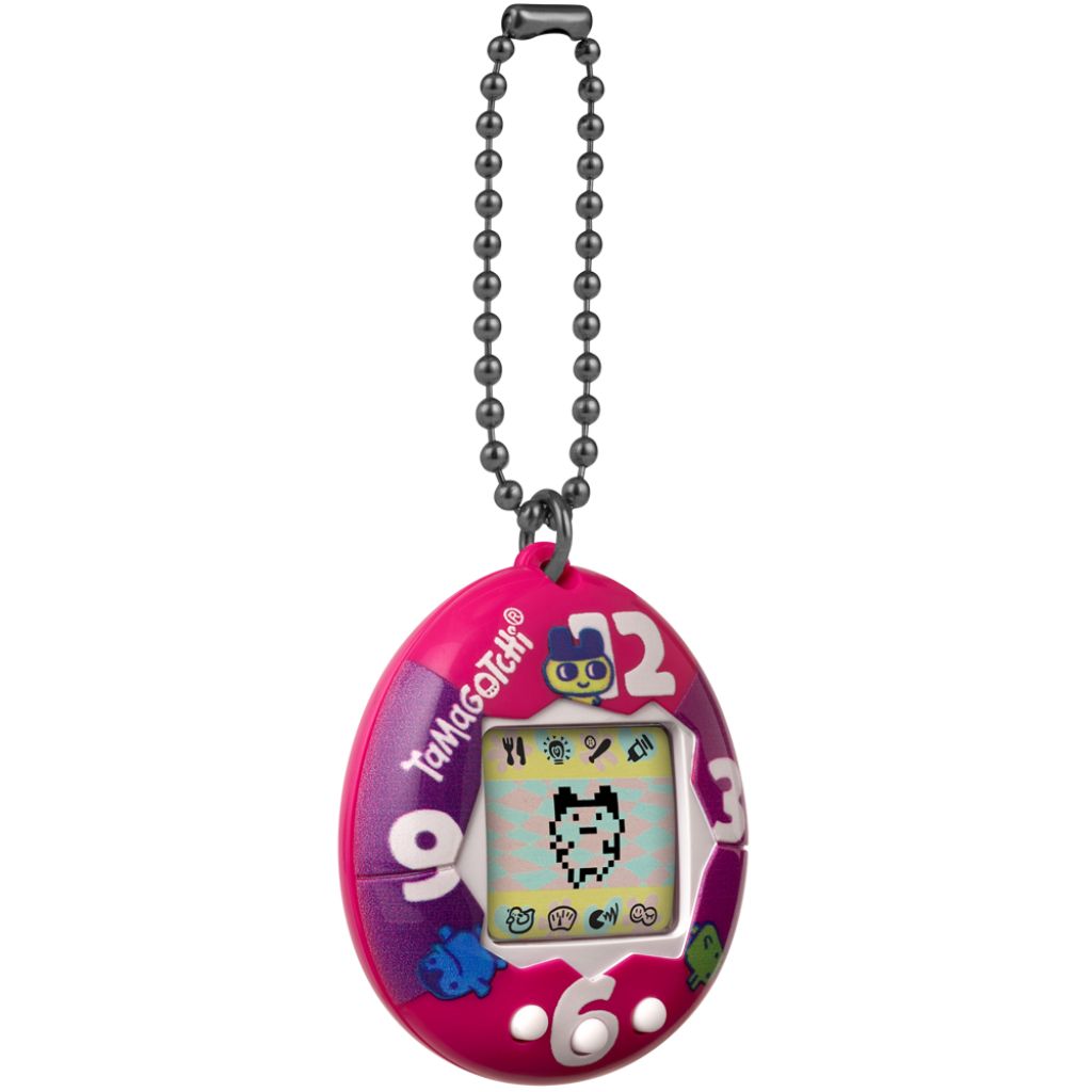 Bandai Original Tamagotchi Gen 1 - Purple-Pink Clock