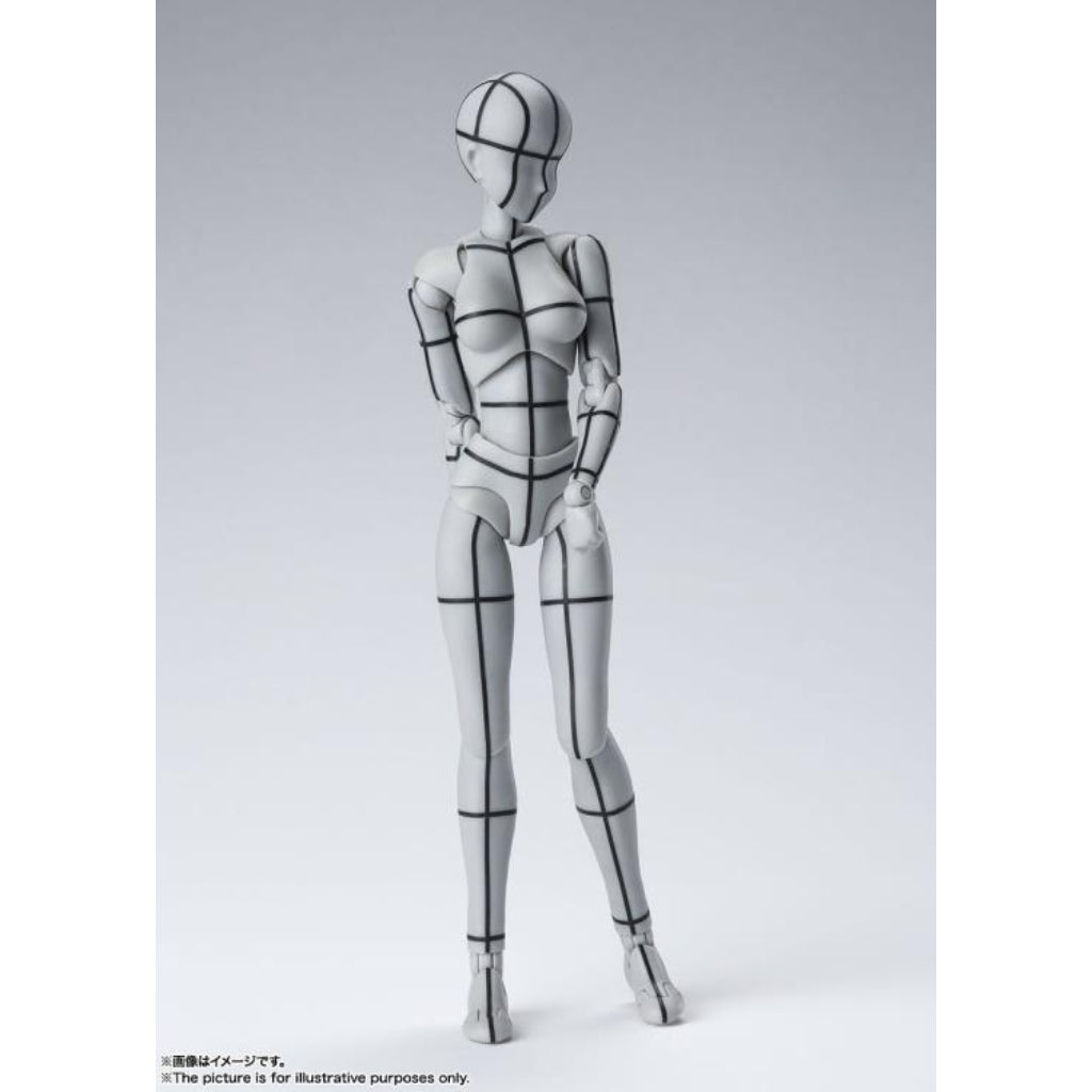 Bandai S.H Figuarts Body Chan Wireframe Gray Ver