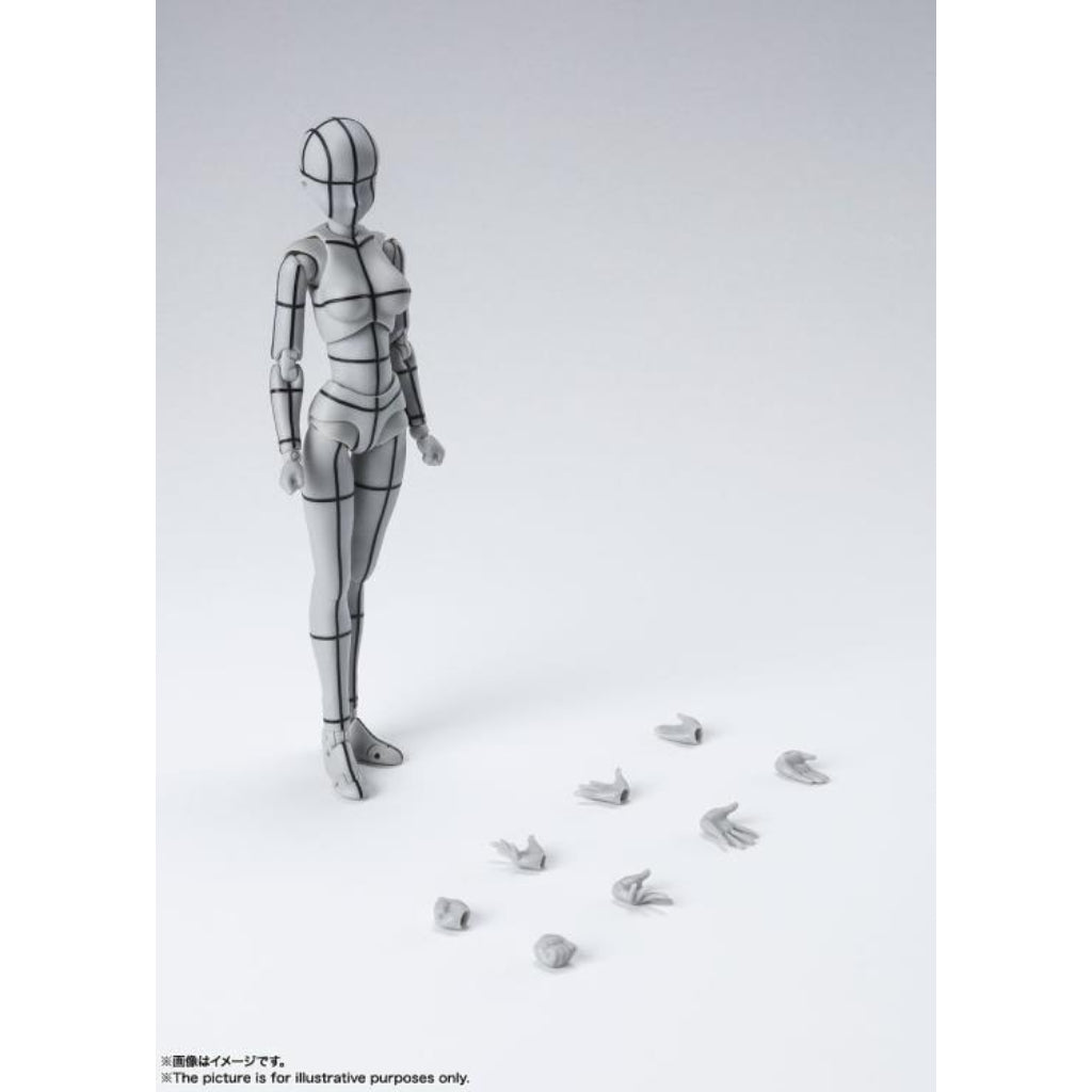 Bandai S.H Figuarts Body Chan Wireframe Gray Ver