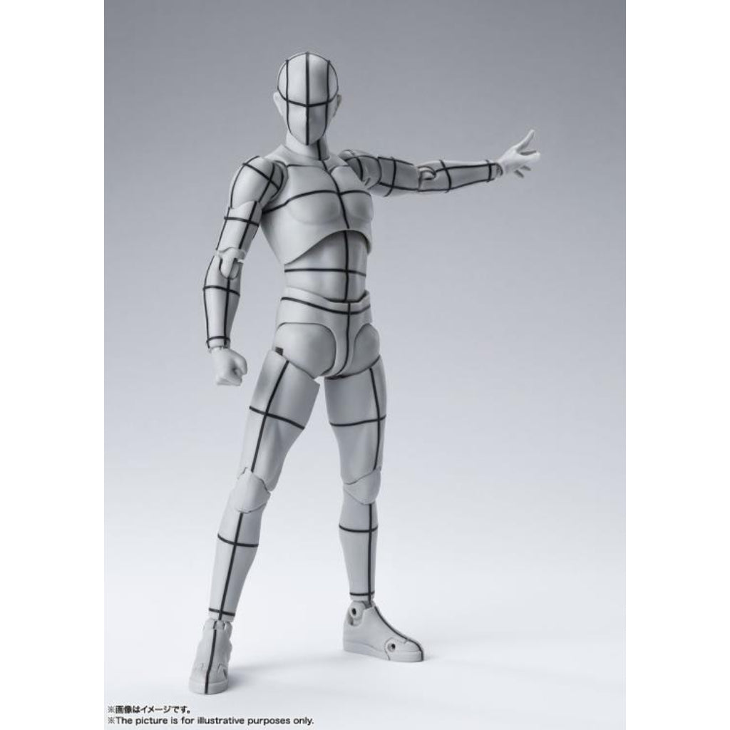 Bandai S.H Figuarts Body Kun Wireframe Gray Ver