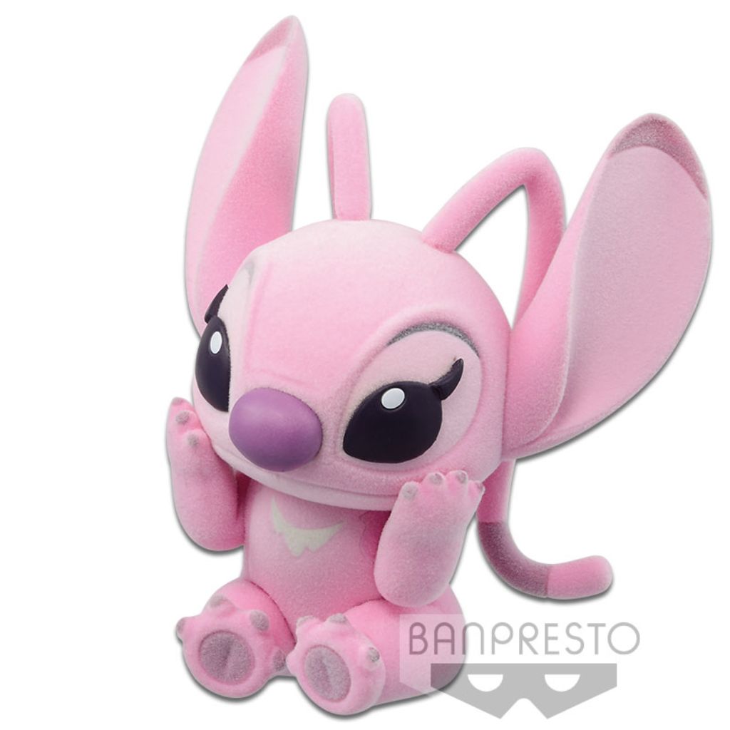 Banpresto Angel Ver B Q Posket Stitch & Angel Fluffy Puffy Disney Character