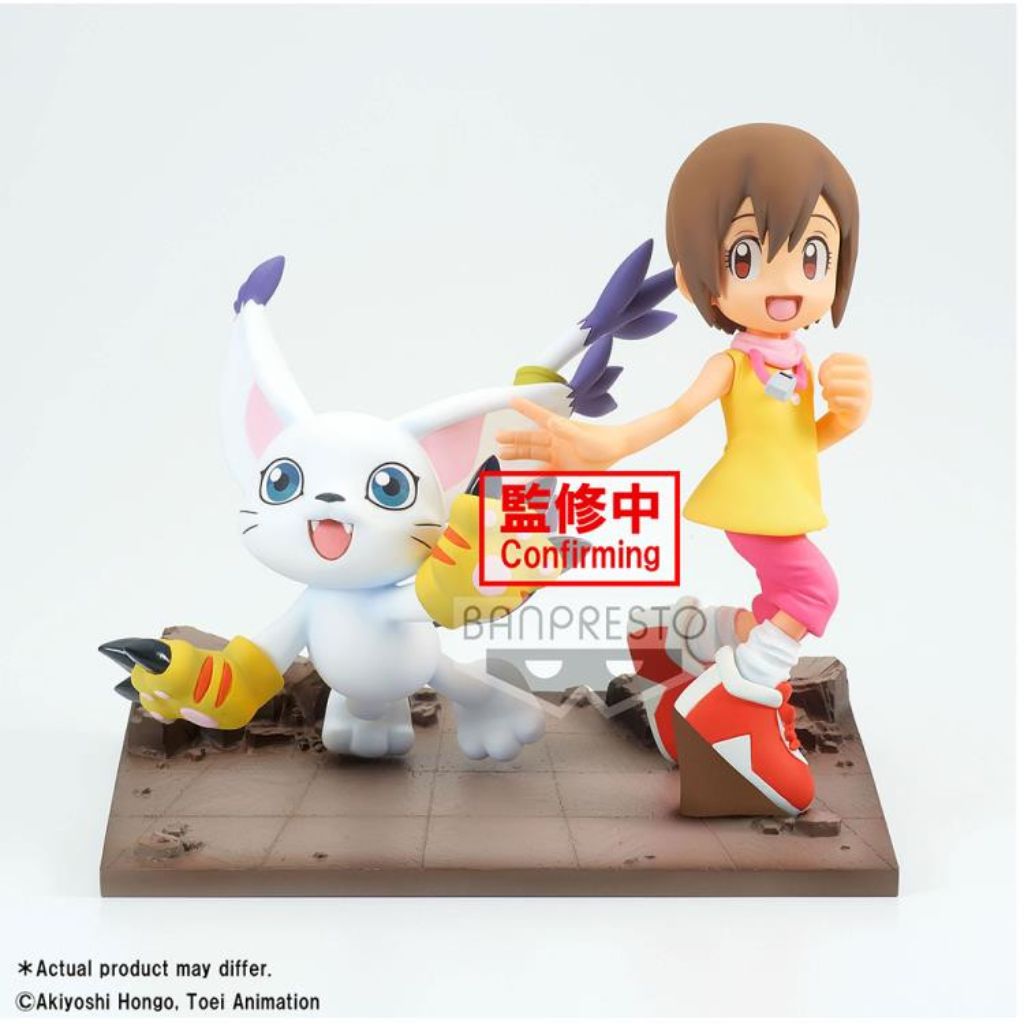 Banpresto DXF Hikari & Tailmon Digimon Adventure Adventure Archives