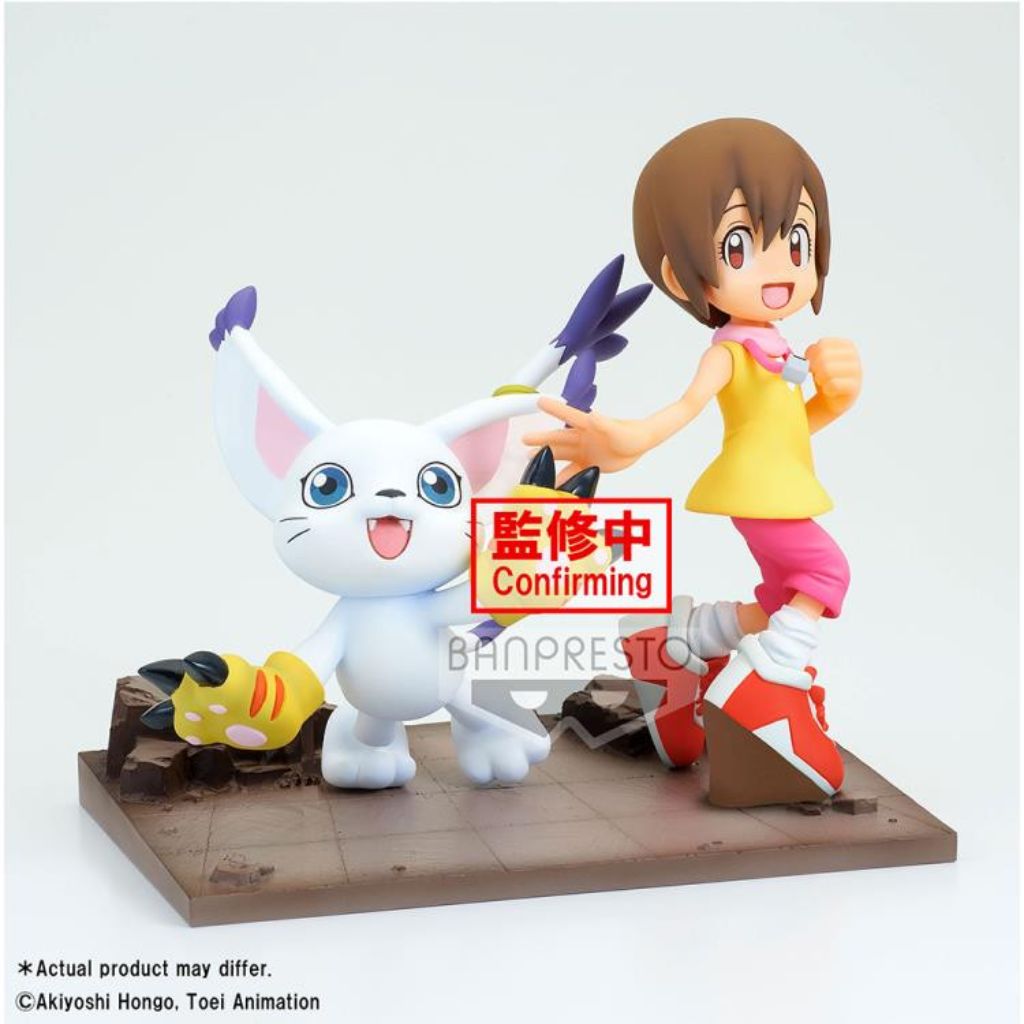 Banpresto DXF Hikari & Tailmon Digimon Adventure Adventure Archives