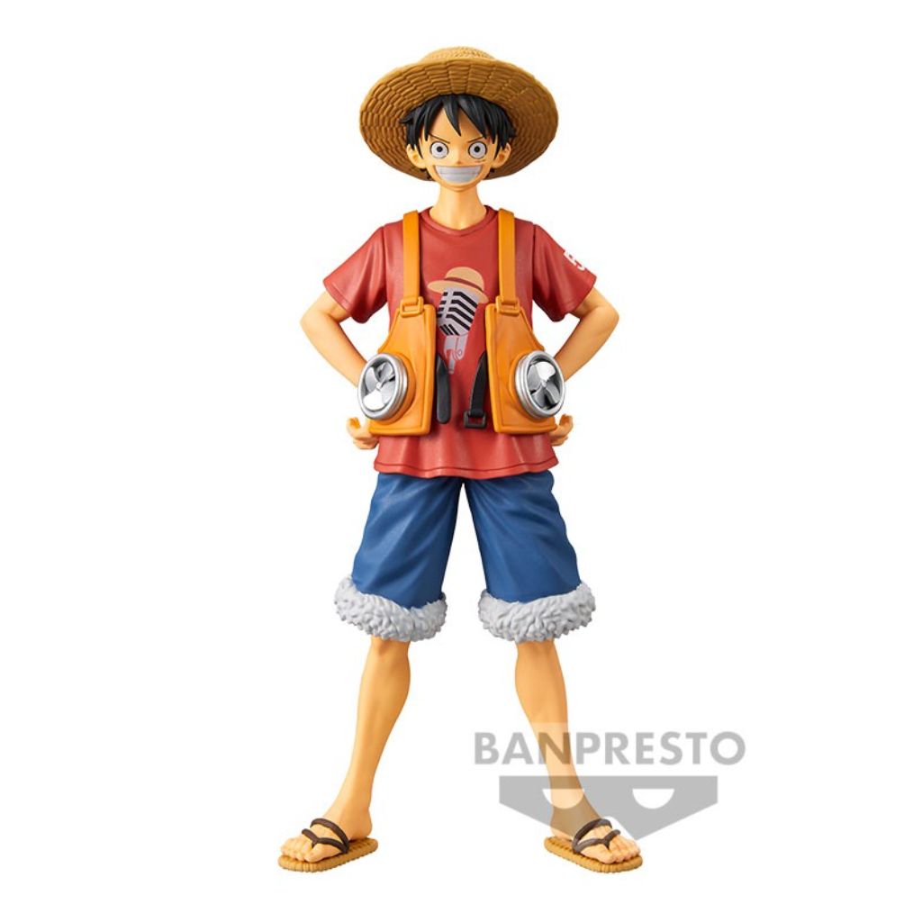 Banpresto DXF Monkey D Luffy The Grandline Men Vol.1 One Piece Film Red