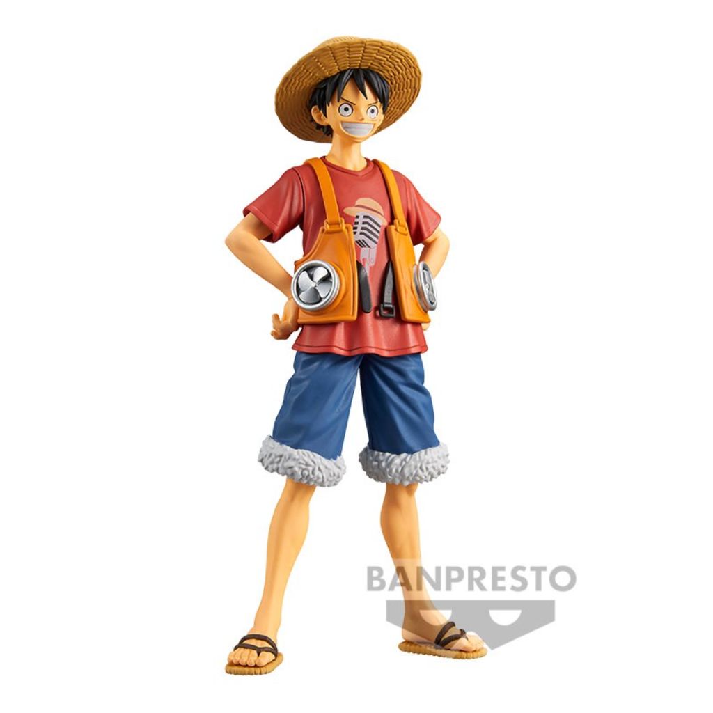 Banpresto DXF Monkey D Luffy The Grandline Men Vol.1 One Piece Film Red