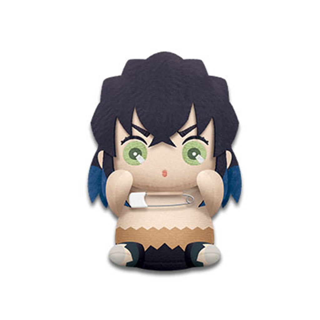 Banpresto Inosuke Hashibira Kuttsuki Badge Demon Slayer Small Plush Vol.1