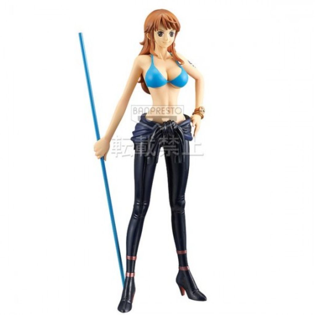 Banpresto One Piece 6.3-Inch Film Gold Nami DXF Sculpture, The Grandline  Lady Volume 2