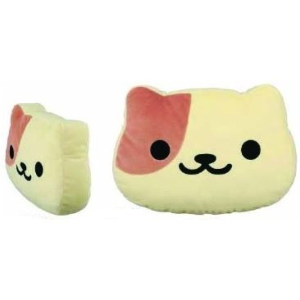 Banpresto Peaches Neko Atsume Big Round Face Shaped Cushion