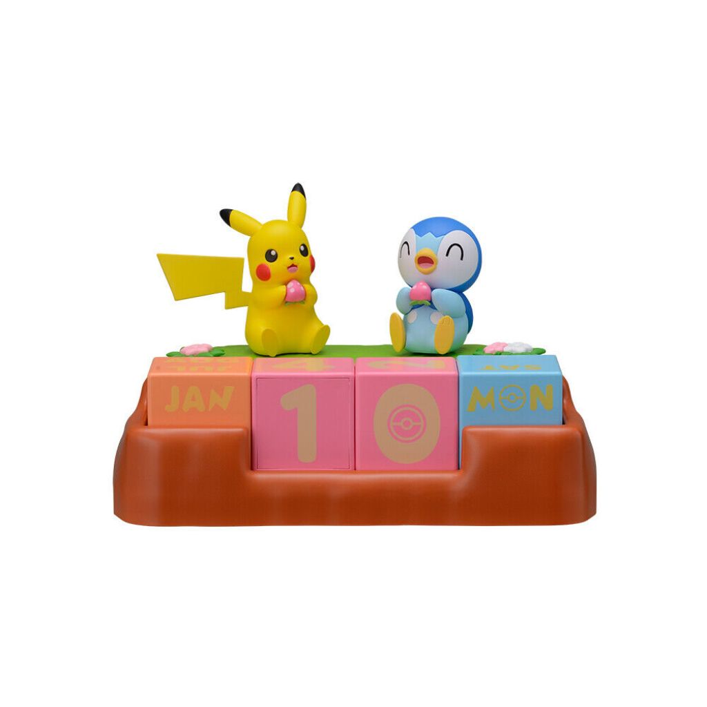 Banpresto Pikachu & Piplup Pokemon Perpetual Calendar