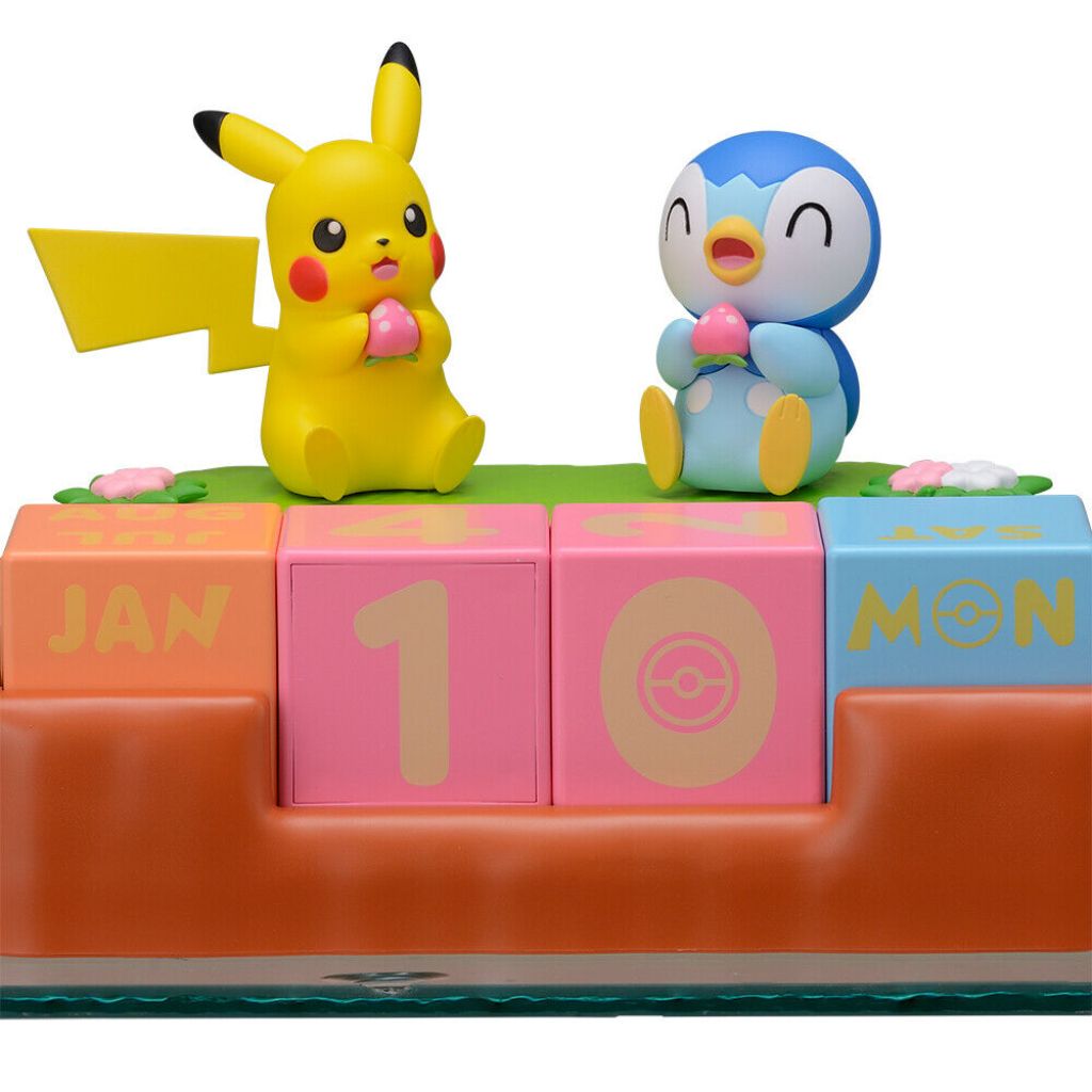Banpresto Pikachu & Piplup Pokemon Perpetual Calendar