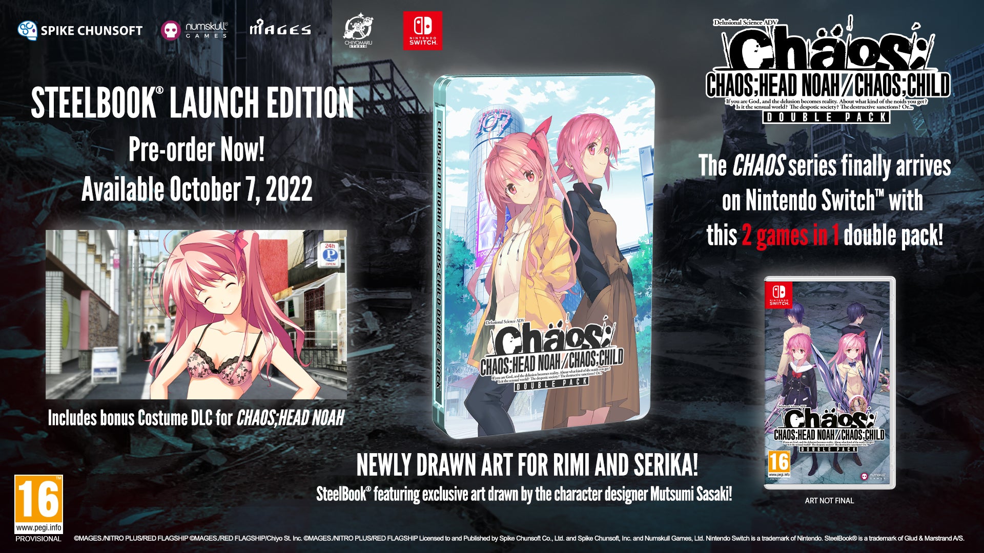 NSW Chaos;Head Noah and Chaos;Child Double Pack (NC16)