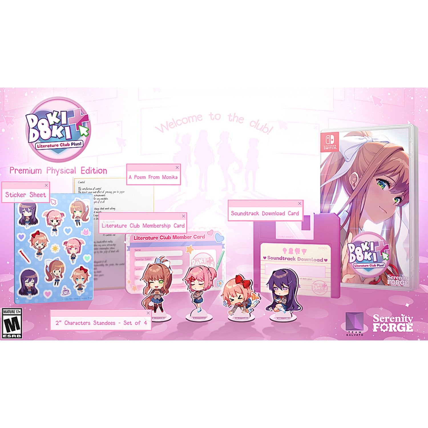 NSW Doki Doki Literature Club Plus! (M18)